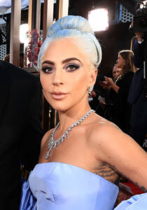 Lady gaga with blue hair