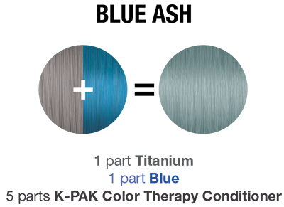 Color butter pastel blue ash shade