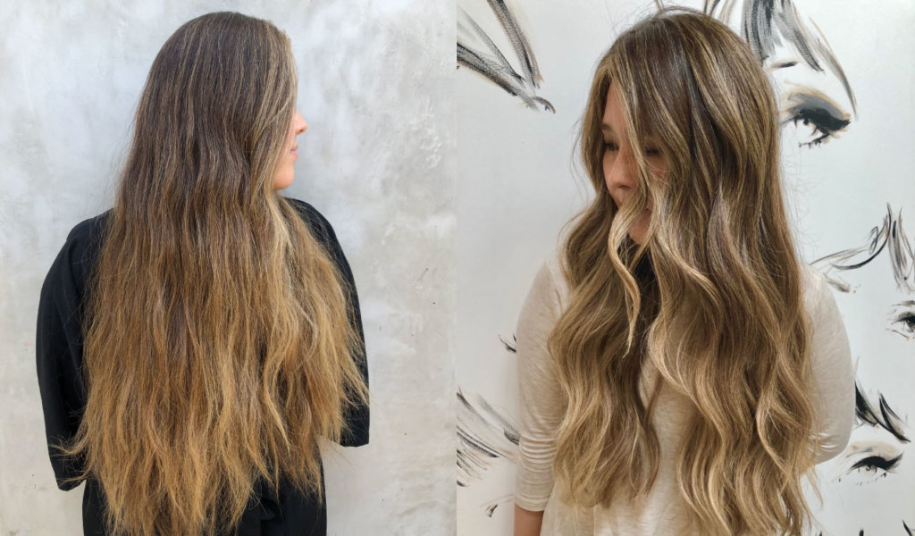 Lisa Satorn, senior stylist del 901 Salon, ha creato il look Sunshine Blonde...