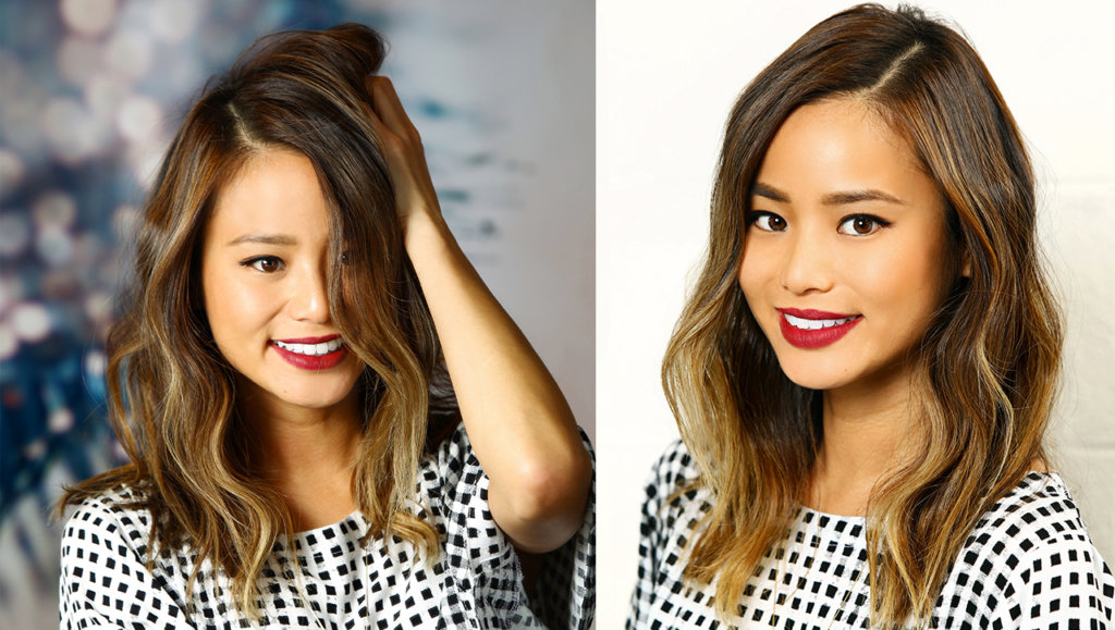 Jamie Chung brunette hair color