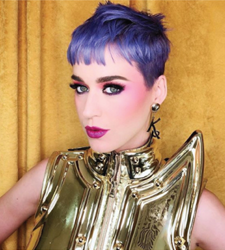 Katy Perry purple hair